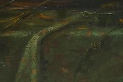 Atmospheric and Tonalist Bouquet Oil on Canvas Early 20th Century - 4677393