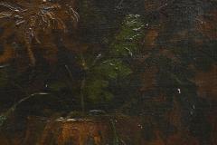 Atmospheric and Tonalist Bouquet Oil on Canvas Early 20th Century - 4677406