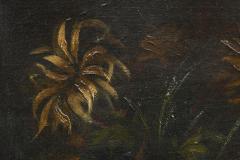 Atmospheric and Tonalist Bouquet Oil on Canvas Early 20th Century - 4677438