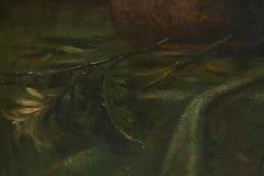 Atmospheric and Tonalist Bouquet Oil on Canvas Early 20th Century - 4677465