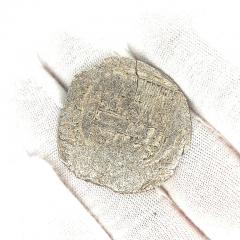 Atocha Shipwreck 4 Reale Grade 2 Potosi Mint Coin 14K Bezel Set Pendant - 3519044