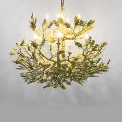 Attilio Maggia Rosa Oak Tree Leaves Chandelier - 3654683