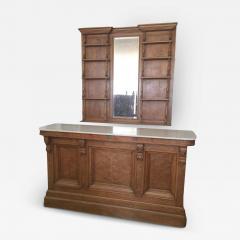 Attractive bar counter with its glasses shelf Namur Belgium circa 1920 - 3504415