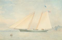 Attributed to Thomas Sewell Robins The Schooner Yacht America 1851 - 3714649