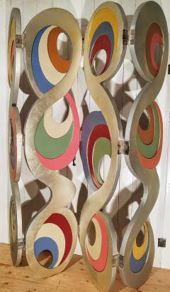 Auguste Herbin Folding Floor Screen 1980s - 1225402