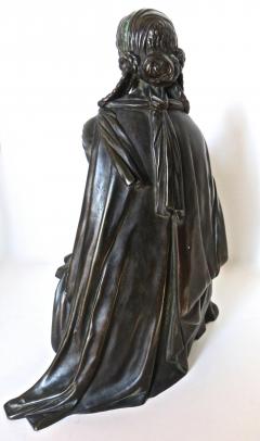 Auguste Moreau 19th Century Bronze by Moreau Sitting Figure of a Lady Student or Scholar  - 90882