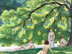 Auguste Roubille The Sun Bathers  - 4798984