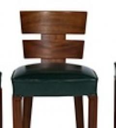 Auguste Vallin Auguste Vallin 1881 1967 Set of 8 Modernist Chairs - 4244045