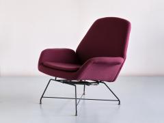 Augusto Bozzi Augusto Bozzi Lotus Adjustable Lounge Chair Saporiti Italy 1960s - 2327276