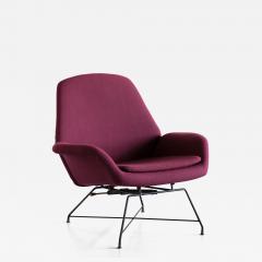 Augusto Bozzi Augusto Bozzi Lotus Adjustable Lounge Chair Saporiti Italy 1960s - 2327720