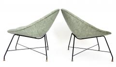 Augusto Bozzi Augusto Bozzi for Saporiti Pair of Italian Lounge Chairs - 659159