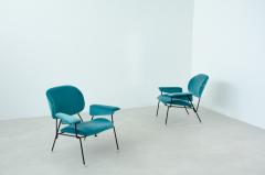 Augusto Bozzi Augusto Bozzi pair of rare 1950s armchairs produced by Saporiti Italia - 2129929