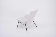 Augusto Bozzi Grey Italian Mid Century Modern Lounge Chair by Augusto Bozzi for Saporiti - 1995477