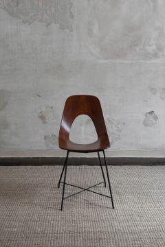Augusto Bozzi Pair of Ariston Model Chairs by Augusto Bozzi for Saporiti Italy 1950s - 4215069