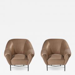 Augusto Bozzi Pair of Modernist Armchairs by Augusto Bozzi - 1267573