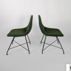 Augusto Bozzi Pair of chairs by Augusto Bozzi for Sapority Italia 1956 - 3373393