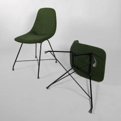 Augusto Bozzi Pair of chairs by Augusto Bozzi for Sapority Italia 1956 - 3373398