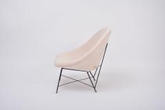 Augusto Bozzi Reupholstered Italian Mid Century Modern chair by Augusto Bozzi for Saporiti - 1995487