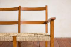 Augusto Romano 1950s Italian Woven Bench - 4343022