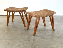 Augusto Romano PAIR OF WOVEN STOOLS BY AUGUSTO ROMANO - 2655104