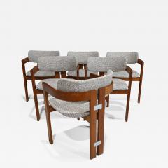 Augusto Savini Augusto Savini Pomplona Style T Back Dining Chairs Set of Six - 2281346