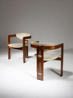 Augusto Savini Pair of Pamplona Armchairs by Savini for Pozzi - 4727091