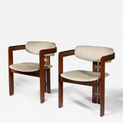 Augusto Savini Pair of Pamplona Armchairs by Savini for Pozzi - 4801417