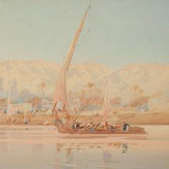 Augustus Osborne Lamplough Large pair of Orientalist watercolours by Augustus Osborne Lamplough - 4387817