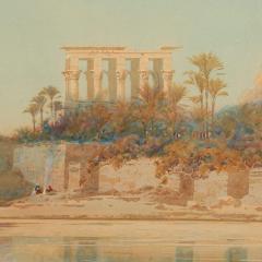 Augustus Osborne Lamplough Large pair of Orientalist watercolours by Augustus Osborne Lamplough - 4397843