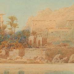 Augustus Osborne Lamplough Large pair of Orientalist watercolours by Augustus Osborne Lamplough - 4397844