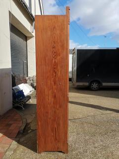 Augustus Welby Northmore Pugin A W N Pugin Gothic Revival Four Door Pitch Pine Wardrobe with Linenfold Panels - 4182659