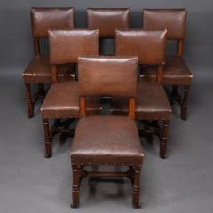 Augustus Welby Northmore Pugin AWN Pugin Six Gothic Revival Oak Dining Chairs Probably for the House of Lords - 4182673