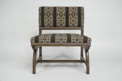 Augustus Welby Northmore Pugin E W Pugin attri A Gothic Revival oak duet chair with a wider than usual seat  - 4192994