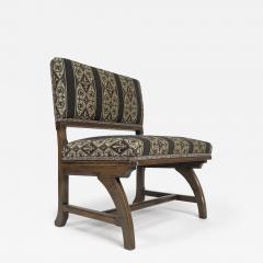 Augustus Welby Northmore Pugin E W Pugin attri A Gothic Revival oak duet chair with a wider than usual seat  - 4234428