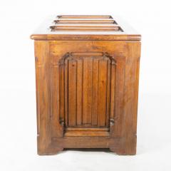 Augustus Welby Northmore Pugin Large Gothic Revival Style Carved Oak Blanket Chest in the Style of A W N Pugin - 4193161