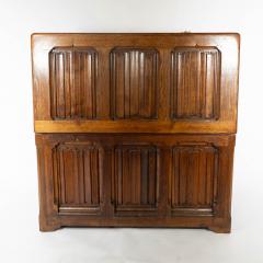 Augustus Welby Northmore Pugin Large Gothic Revival Style Carved Oak Blanket Chest in the Style of A W N Pugin - 4193164