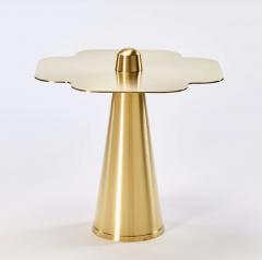 Aur lia Bire BLOSSOM Brushed brass side table - 1334330