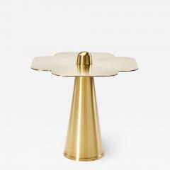 Aur lia Bire BLOSSOM Brushed brass side table - 1334968