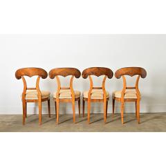 Austrian 19th Century Set of Four Biedermeier Chairs - 4473256