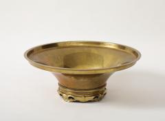 Austrian Art Deco Brass Centerpiece Bowl - 3993002