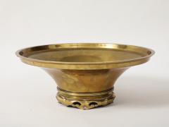 Austrian Art Deco Brass Centerpiece Bowl - 3993005