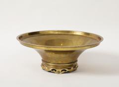 Austrian Art Deco Brass Centerpiece Bowl - 3993008