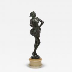 Austrian Art Deco Cold Painted Bronze Dancer by Josef Lorenzl circa 1920 - 4412812