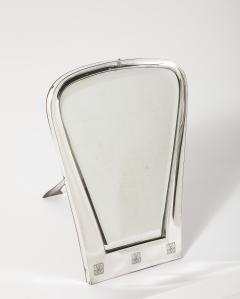 Austrian Art Deco Silver Toilette Mirror - 4250935