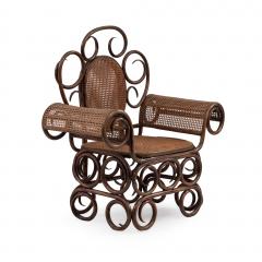 Austrian Bentwood Scroll Arm Chair - 4635804
