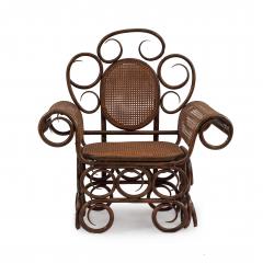 Austrian Bentwood Scroll Arm Chair - 4635805