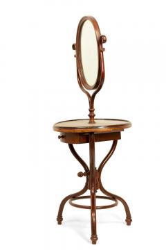Austrian Bentwood Shaving Stand Dressing Mirror - 4640031