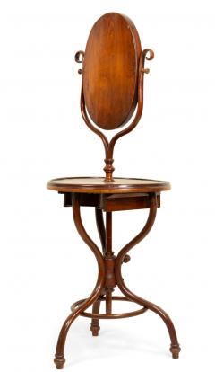 Austrian Bentwood Shaving Stand Dressing Mirror - 4640035