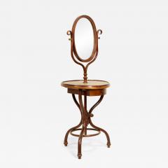 Austrian Bentwood Shaving Stand Dressing Mirror - 4693668