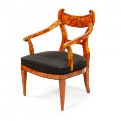 Austrian Biedermeier Birch Arm Chair - 1402970